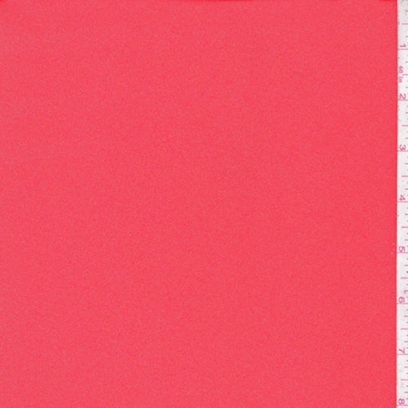 Red Orange Crepe Georgette Fabric