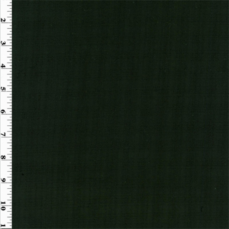 Black Ribbed Wool Fabric