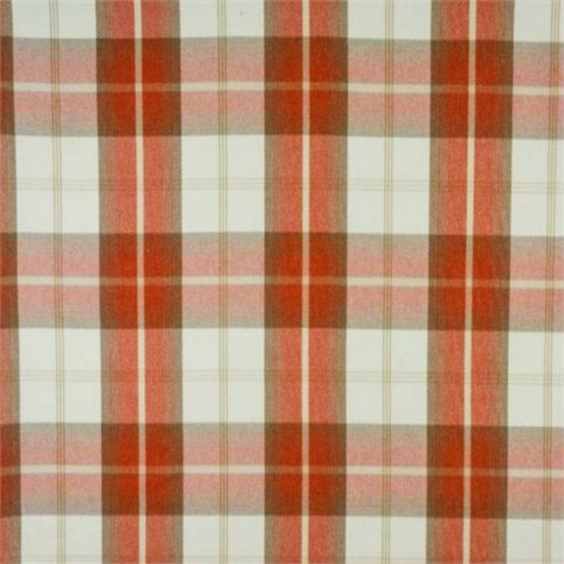 Balmoral Curtain Fabric Burnt Orange