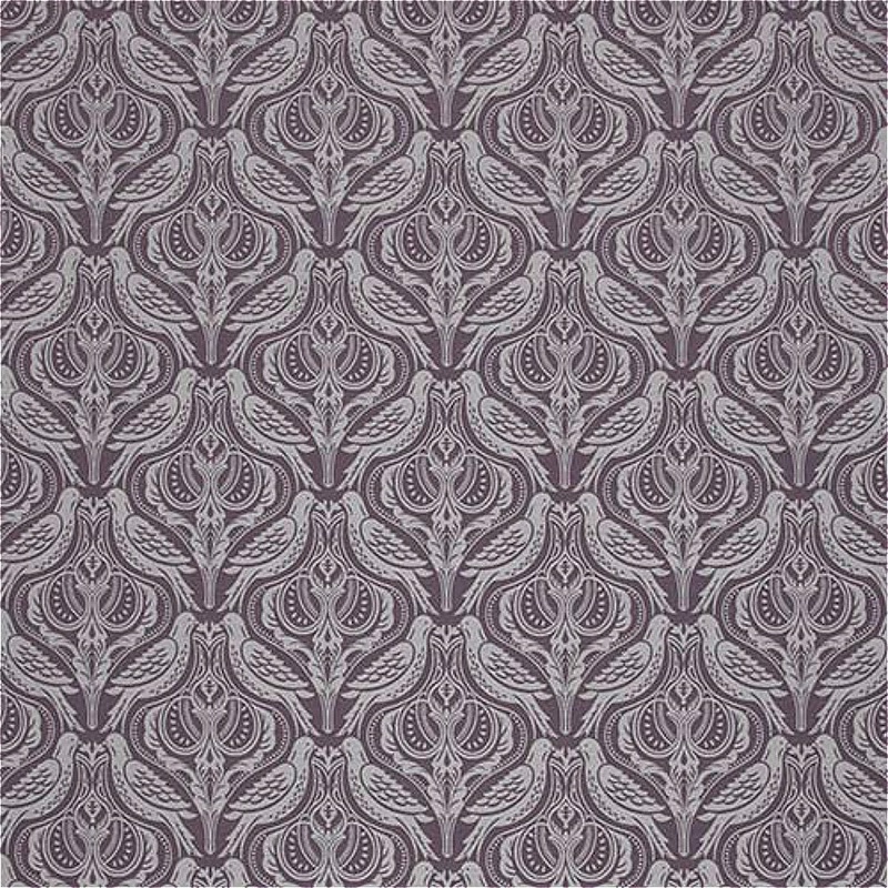 iLiv Song Thrush Curtain Fabric Grape