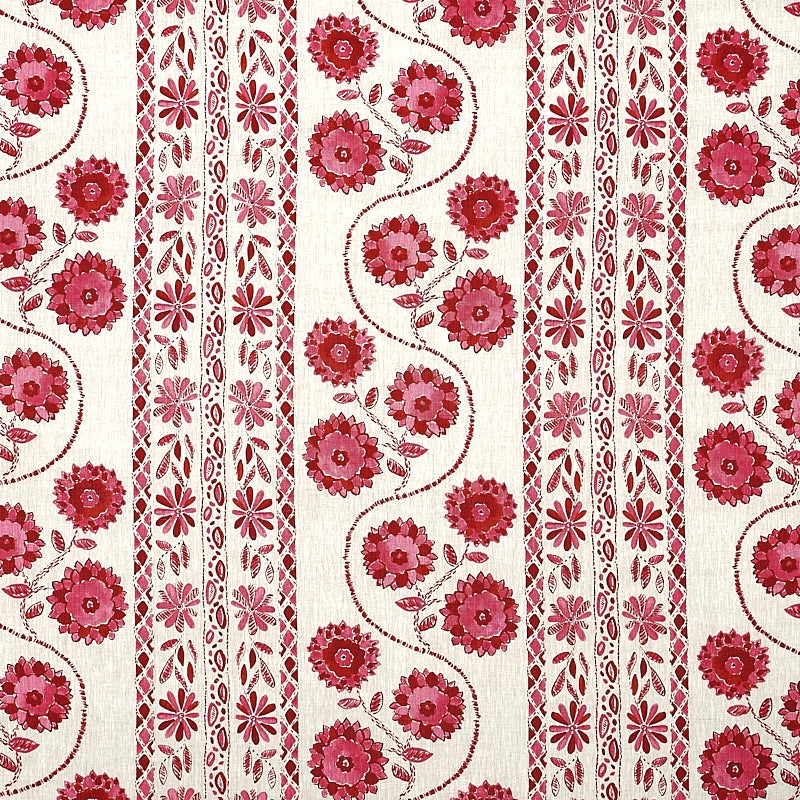 ZINNIA HANDMADE PRINT PINK