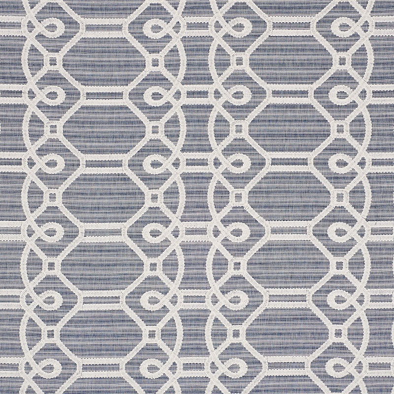ZIZ EMBROIDERY BLUE