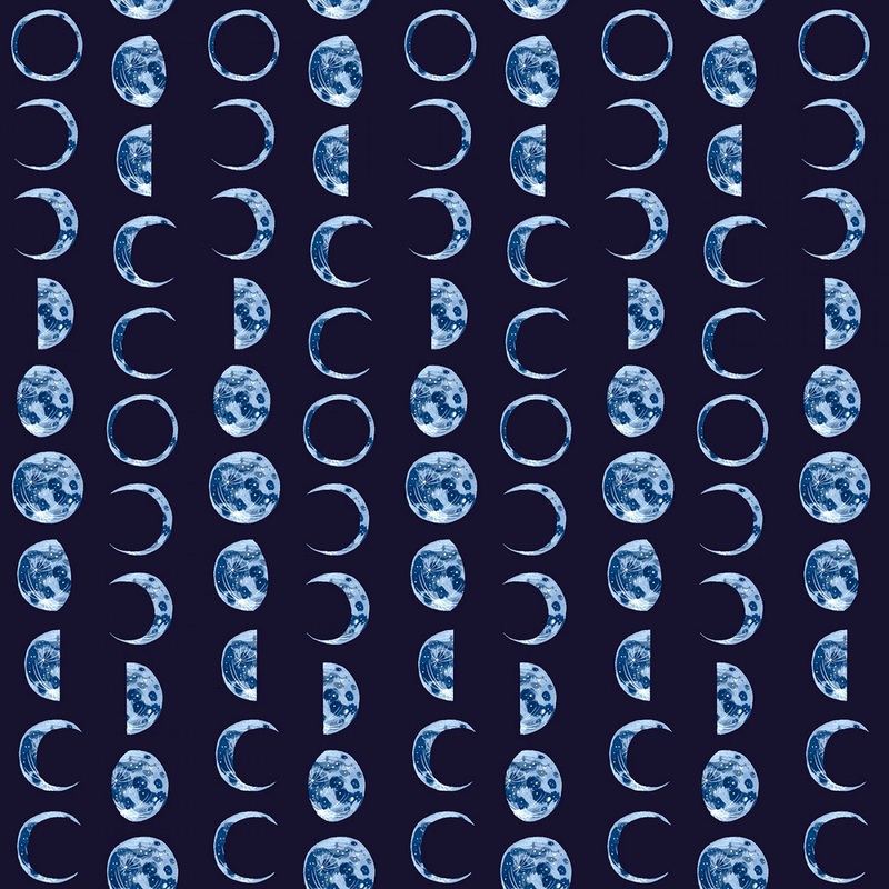 Lantern Light STELLA-SRR1719 INDIGO MOONS