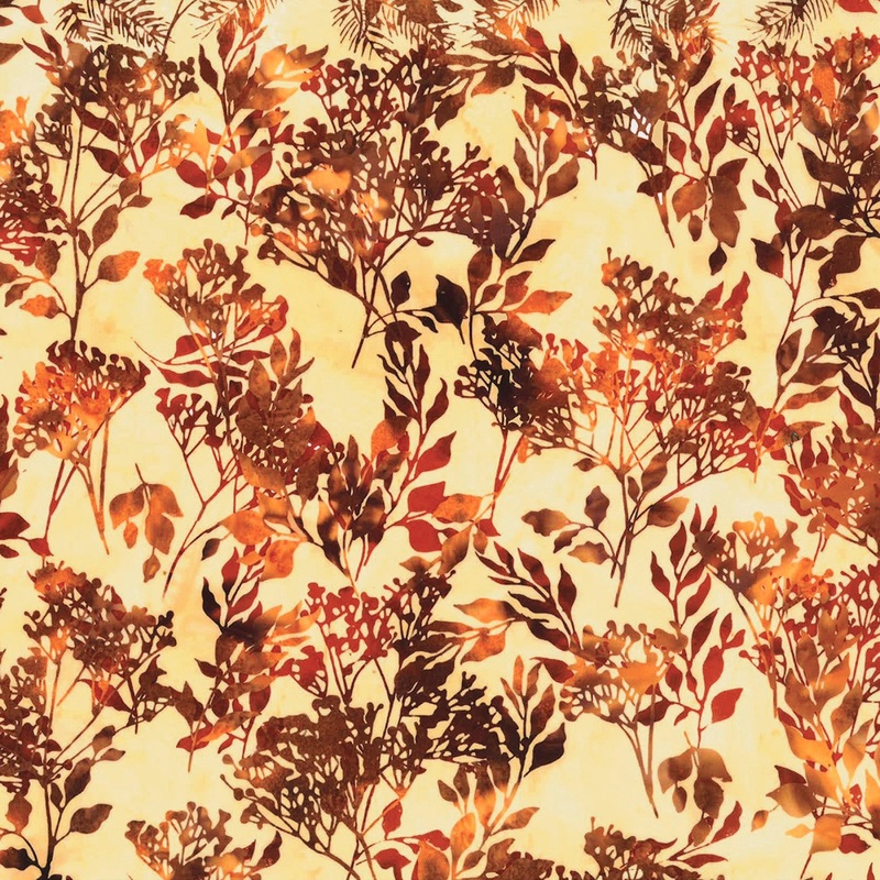 Amber Waves of Grain Batik T2377-415 Chai Tea