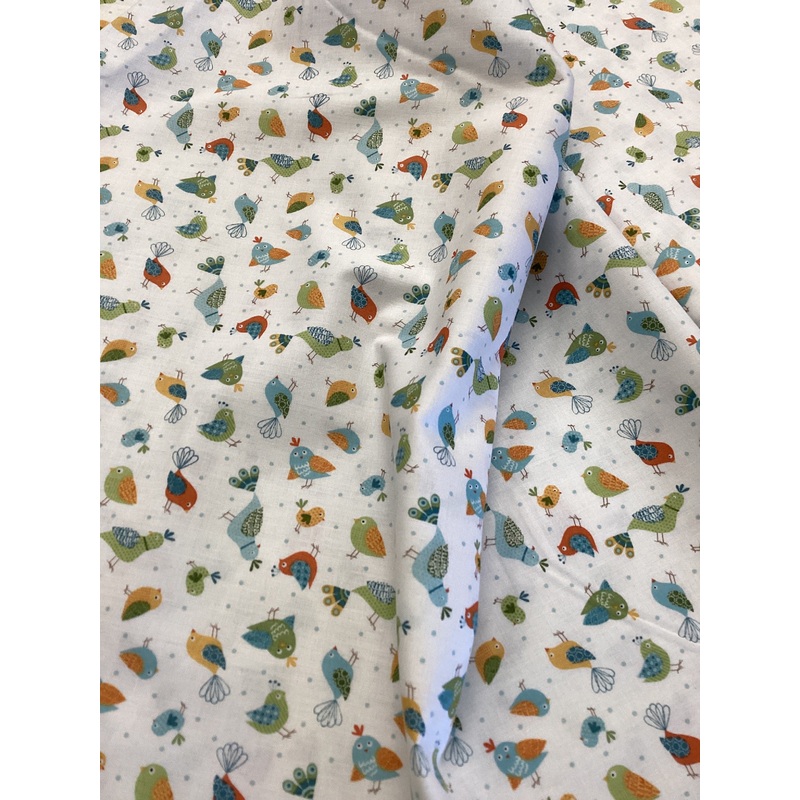 1204 Jungle Birds The Henley Studio | Makower UK - 1/2 metre