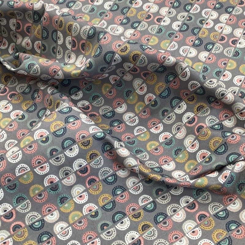 1542 Sophia Scallop Stripe The Henley Studio | Makower UK - 1/2 metre